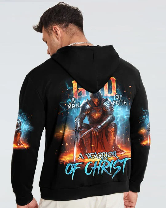 A Warrior Of Christ - Men's All Over Print Shirt - AT407014 - Image 6