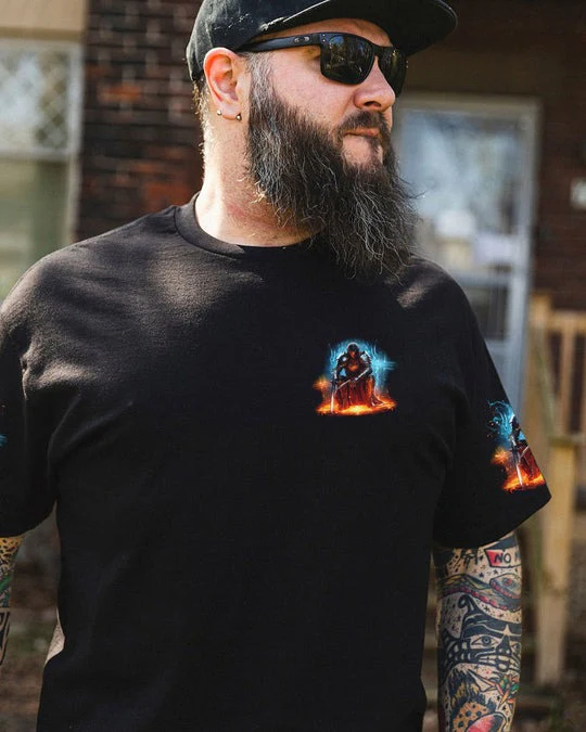 A Warrior Of Christ - Men's All Over Print Shirt - AT407014 - Image 9