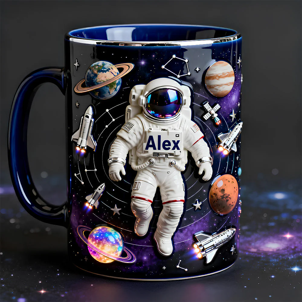 Adventures in Space - Personalized Accent Mug - Gift For Fan Movies HH01 - Image 2