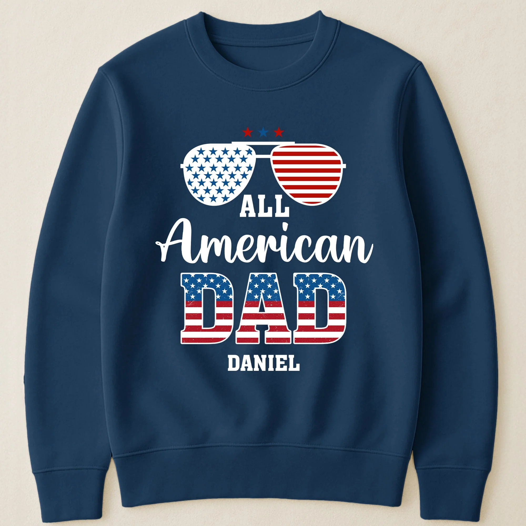All American Dad Mom Family Matching Flag Sunglasses - Personalized Shirt - Gift For Family - Image 5