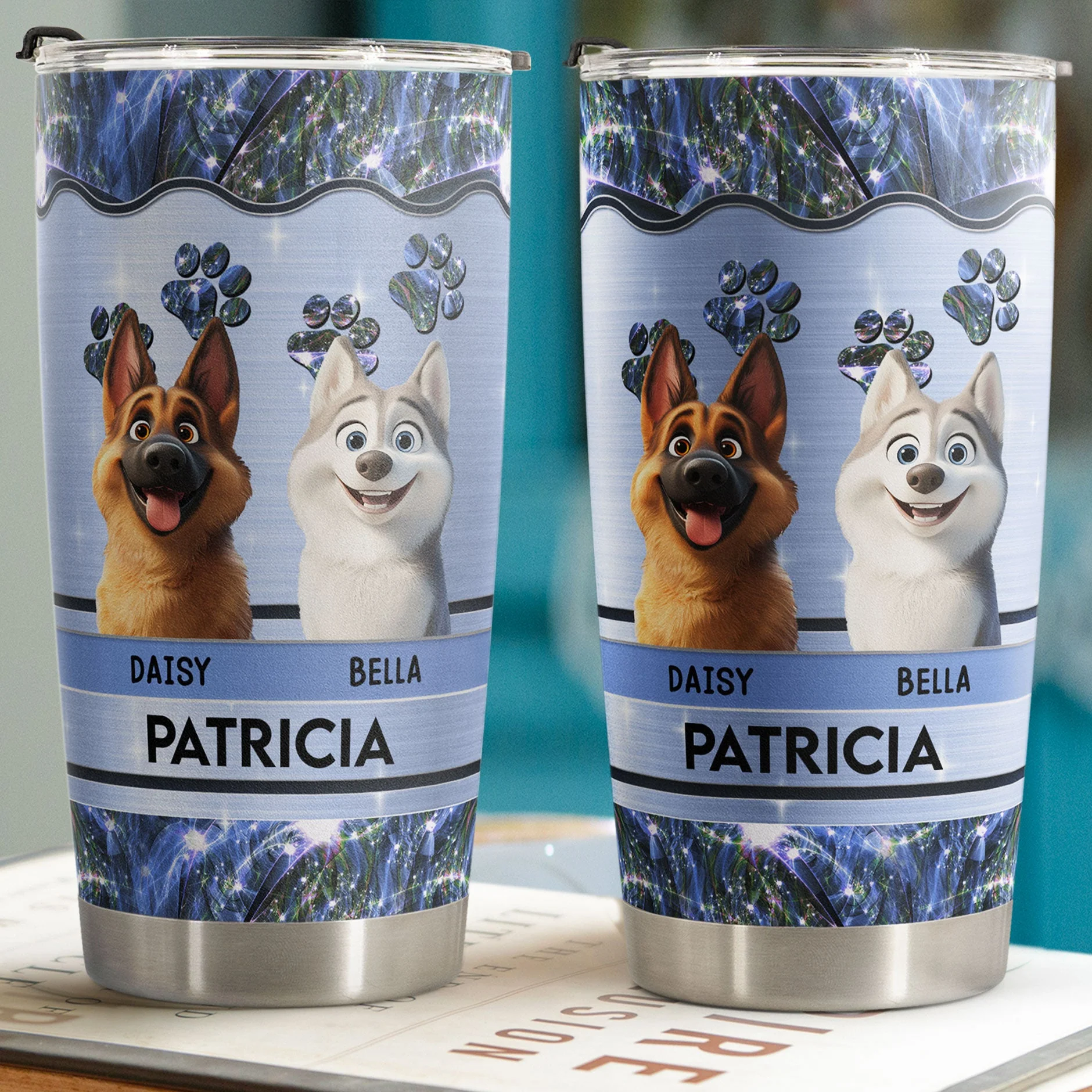 All You Need Is Love And A Dog - Personalized Tumbler Cup - Gift for Pet Owners, Pet Lovers, Dog Mom, Dog Dad | CLP15 NH96