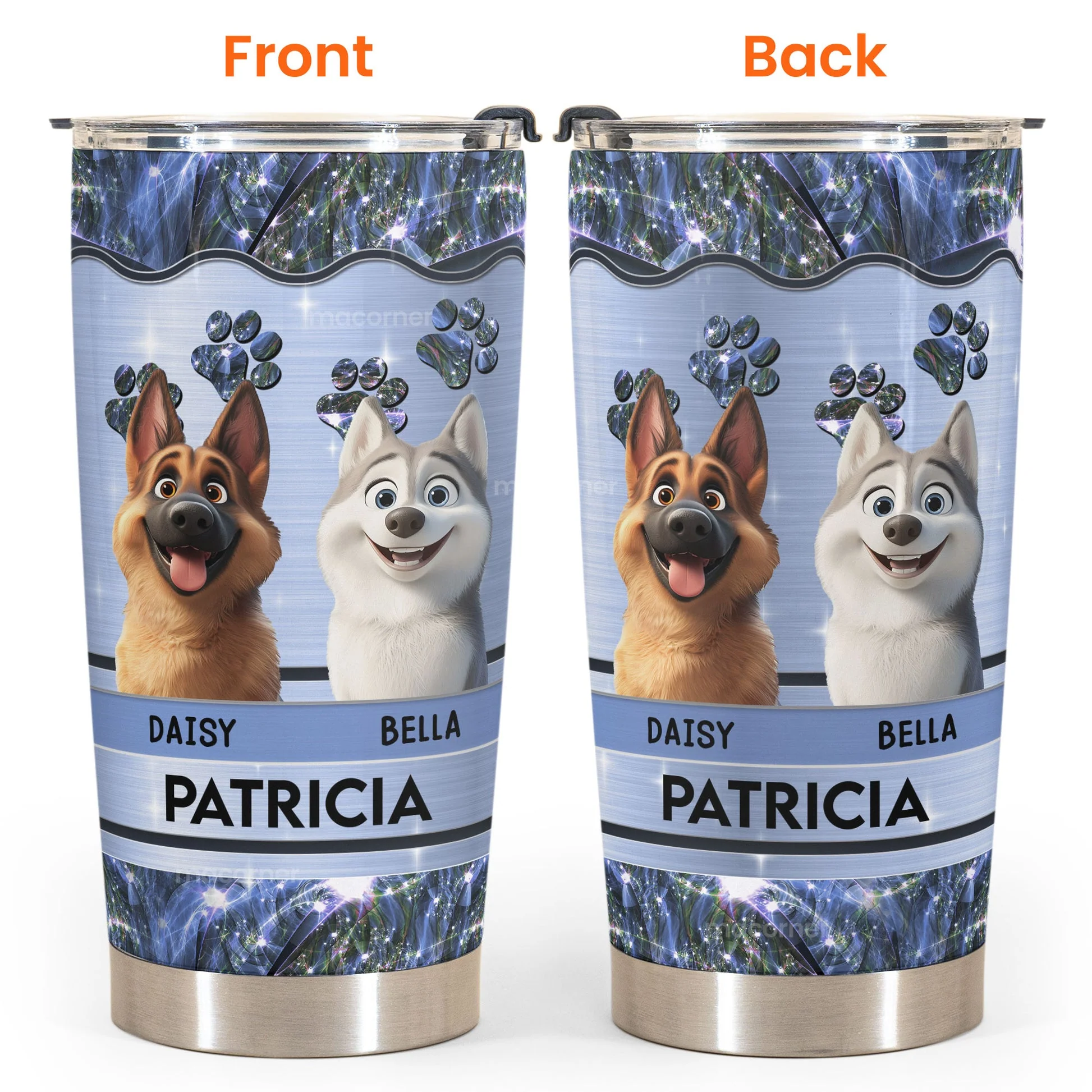 All You Need Is Love And A Dog - Personalized Tumbler Cup - Gift for Pet Owners, Pet Lovers, Dog Mom, Dog Dad | CLP15 NH96 - Image 4