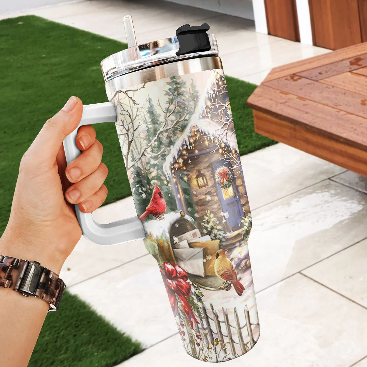 Amazing Grace | Personalized Stainless Steel Tumbler - Image 2