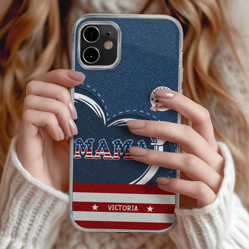 America 250 Anniversary Grandpa - Personalized Phone Case - Gift For Dad, Grandpa - Image 2