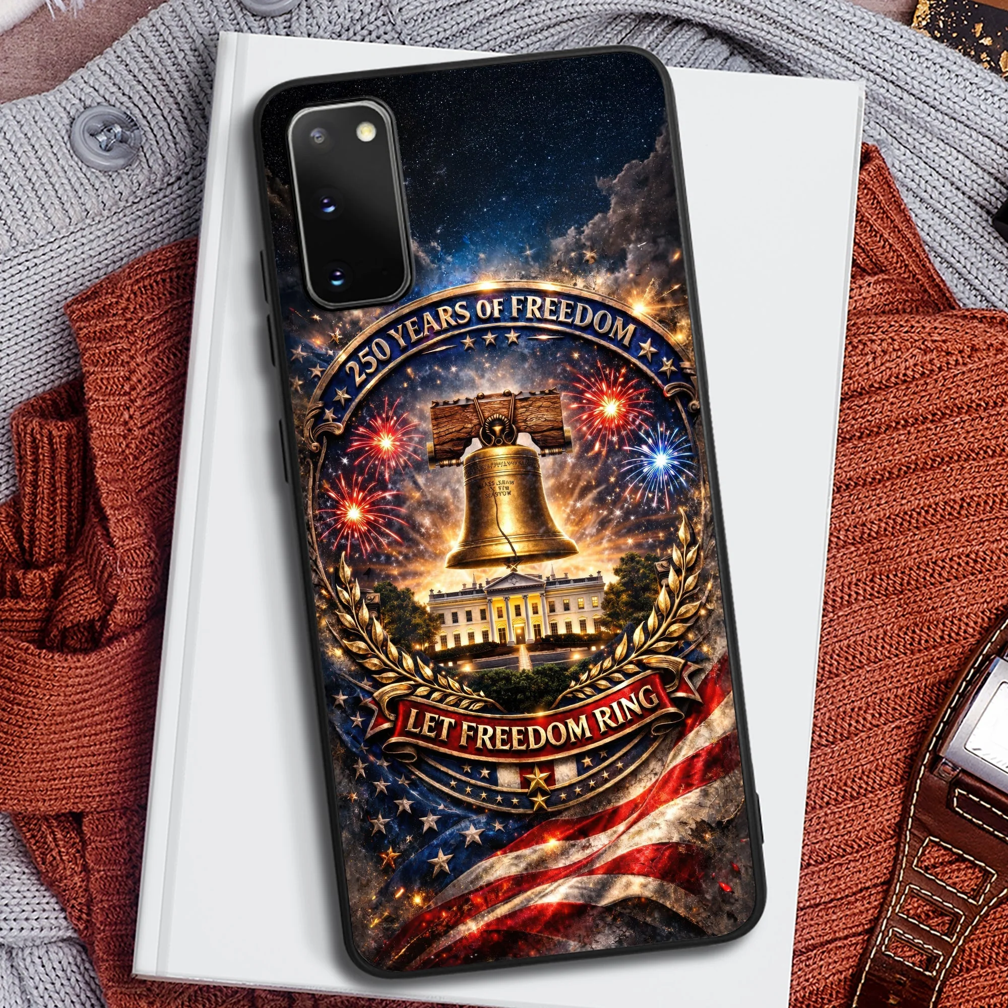 America 250 Years of Freedom Celebration - Personalized Phone Case - Gifts For Patriots - Image 3