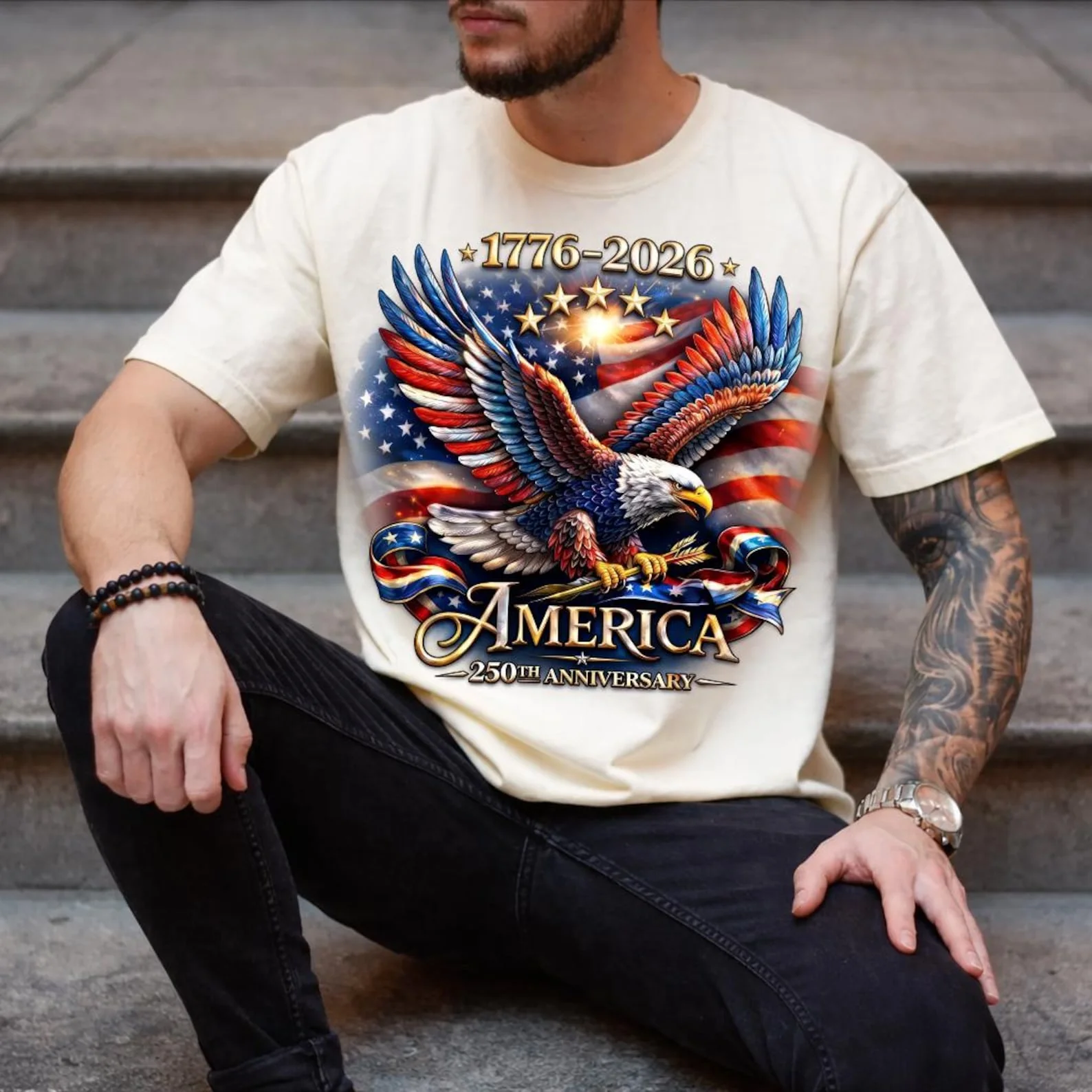 America 250th Anniversary - Personalized Shirt - Gift For Patriots - Image 3