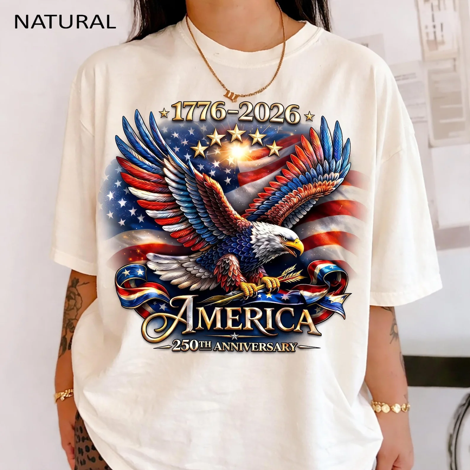 America 250th Anniversary - Personalized Shirt - Gift For Patriots - Image 4