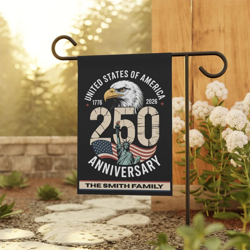 American Eagle 250th Anniversary Flag - Gift For Patriotic, Veterans | HN02 - Image 2