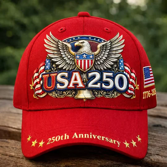 American Heritage 1776 To 2026 Patriotic Eagle - Classic Cap - Gift For Him - Image 3