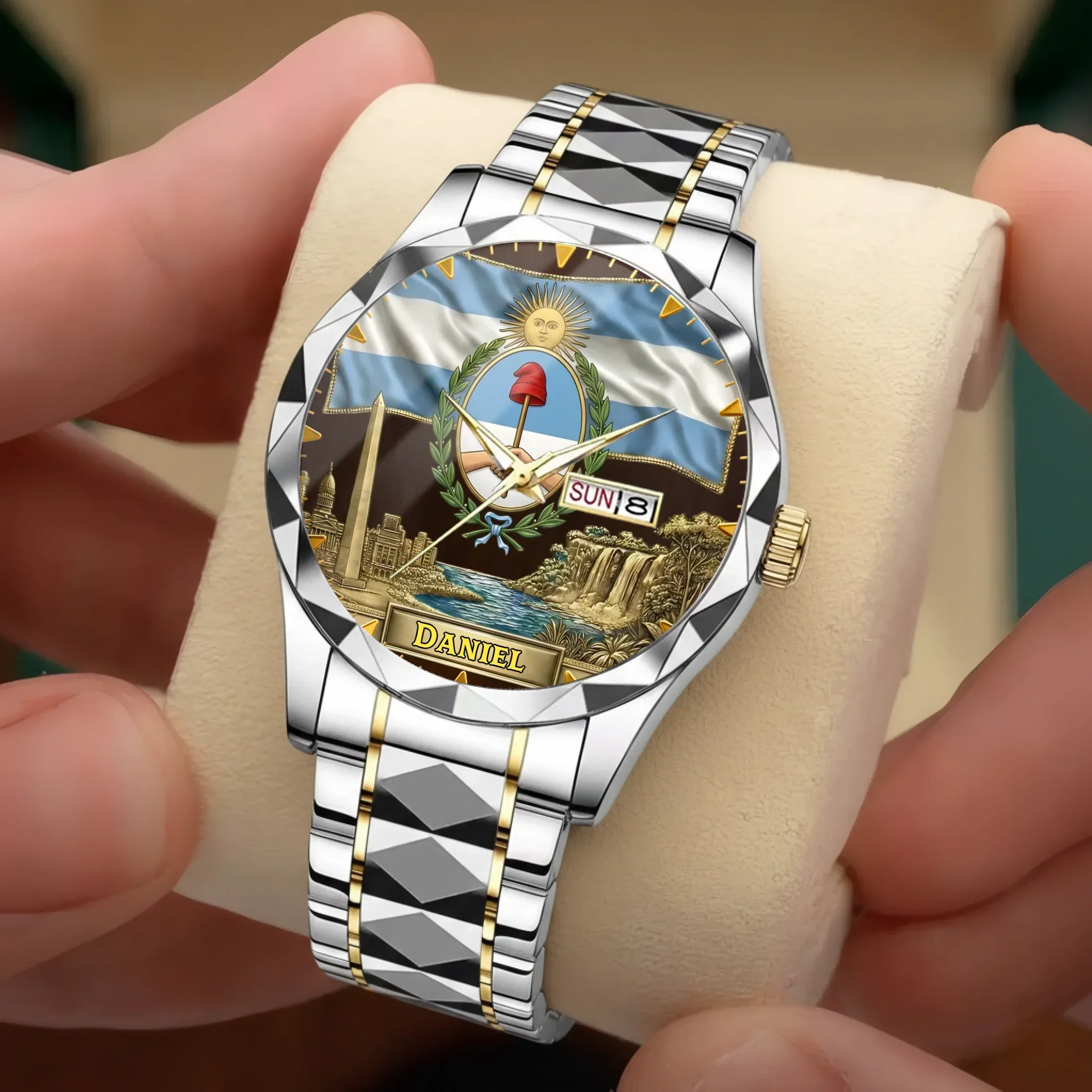 Argentina Soccer Championship 2026 - Personalized Hand Watch - Gifts For Football Lovers, Sports Fans, Sports Lovers - Image 2
