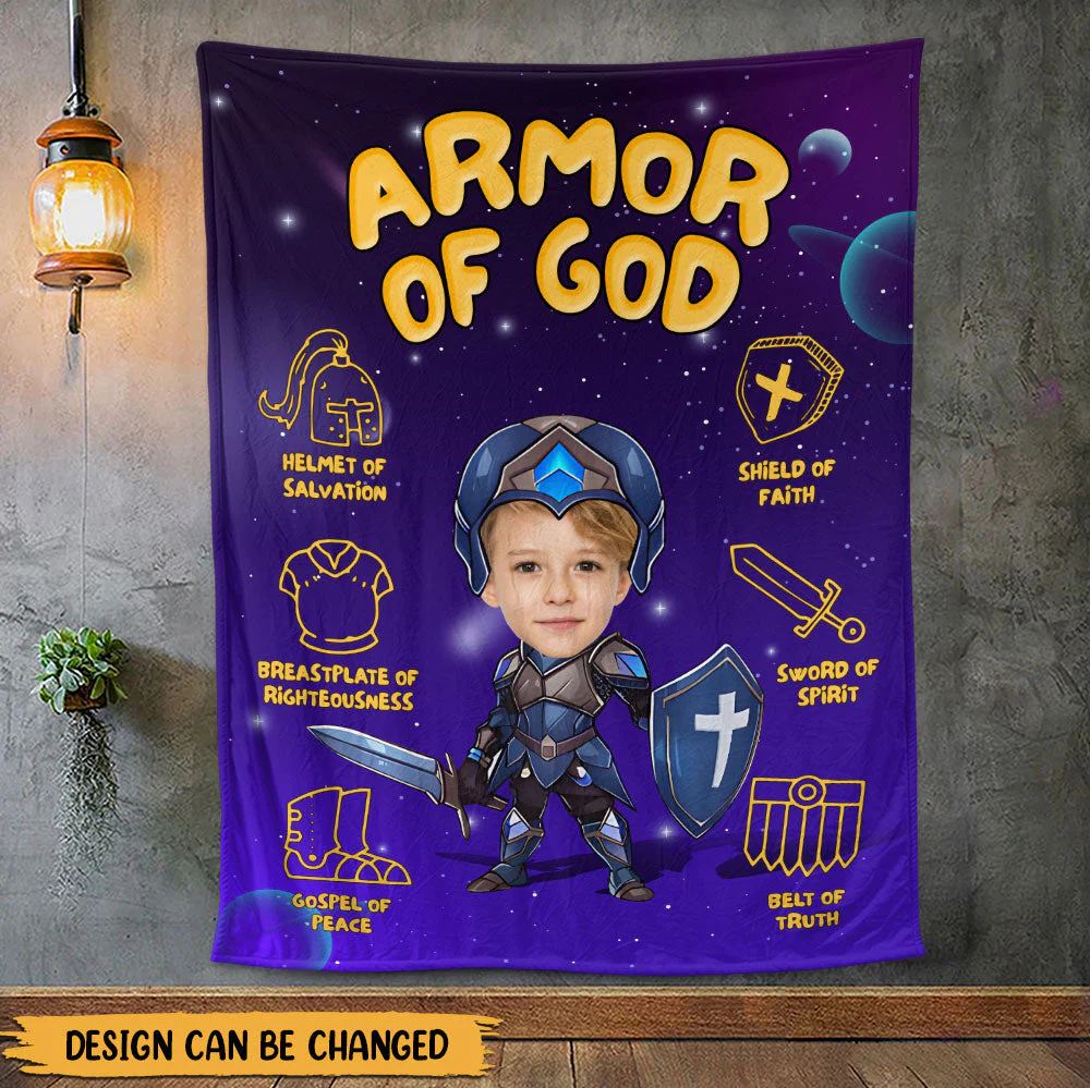 Armor Of God Blanket - Personalized Blanket - Gift For Kids HL128 - Image 6