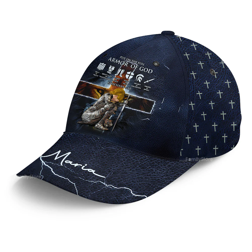Armor Of God Ephesians 6-10 - Personalized Classic Cap - Christant for Men, Women | CLGOD03 - Image 5