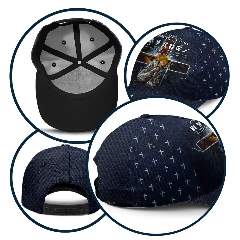 Armor Of God Ephesians 6-10 - Personalized Classic Cap - Christant for Men, Women | CLGOD03 - Image 7