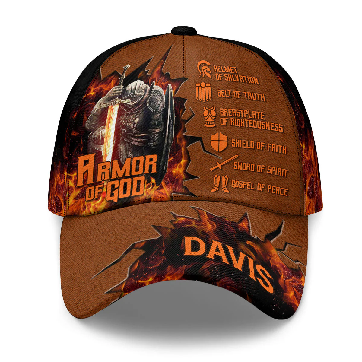 Armor Of God - Personalized Classic Cap