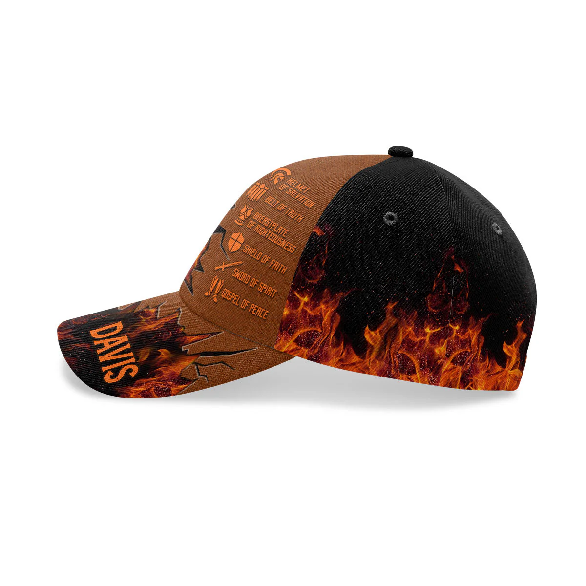 Armor Of God - Personalized Classic Cap - Image 3