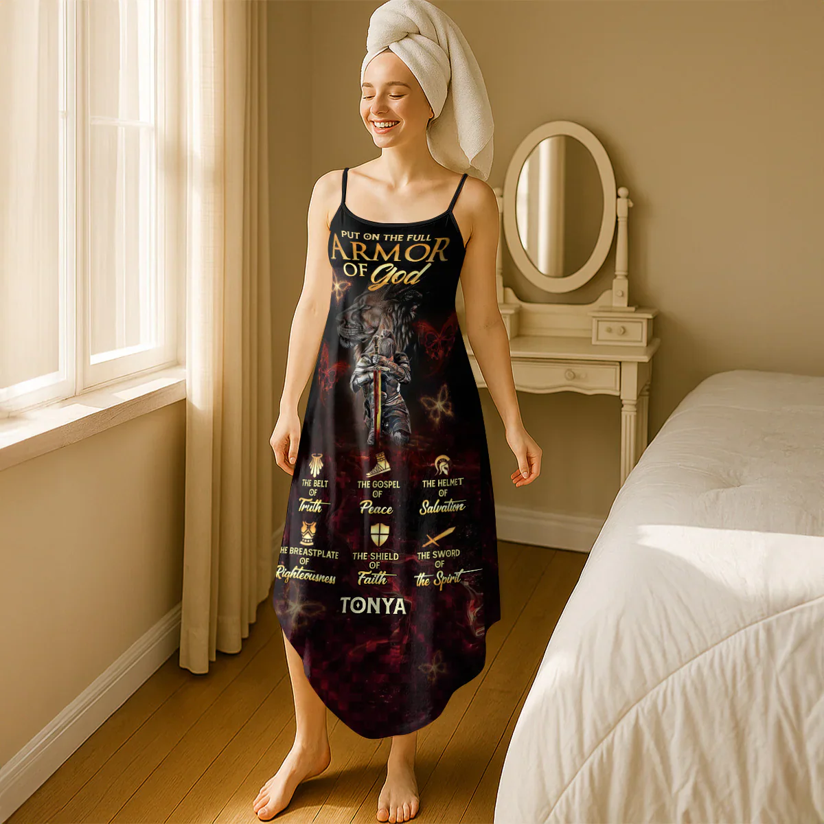 Armor Of God - Personalized Maxi Dress - Image 3