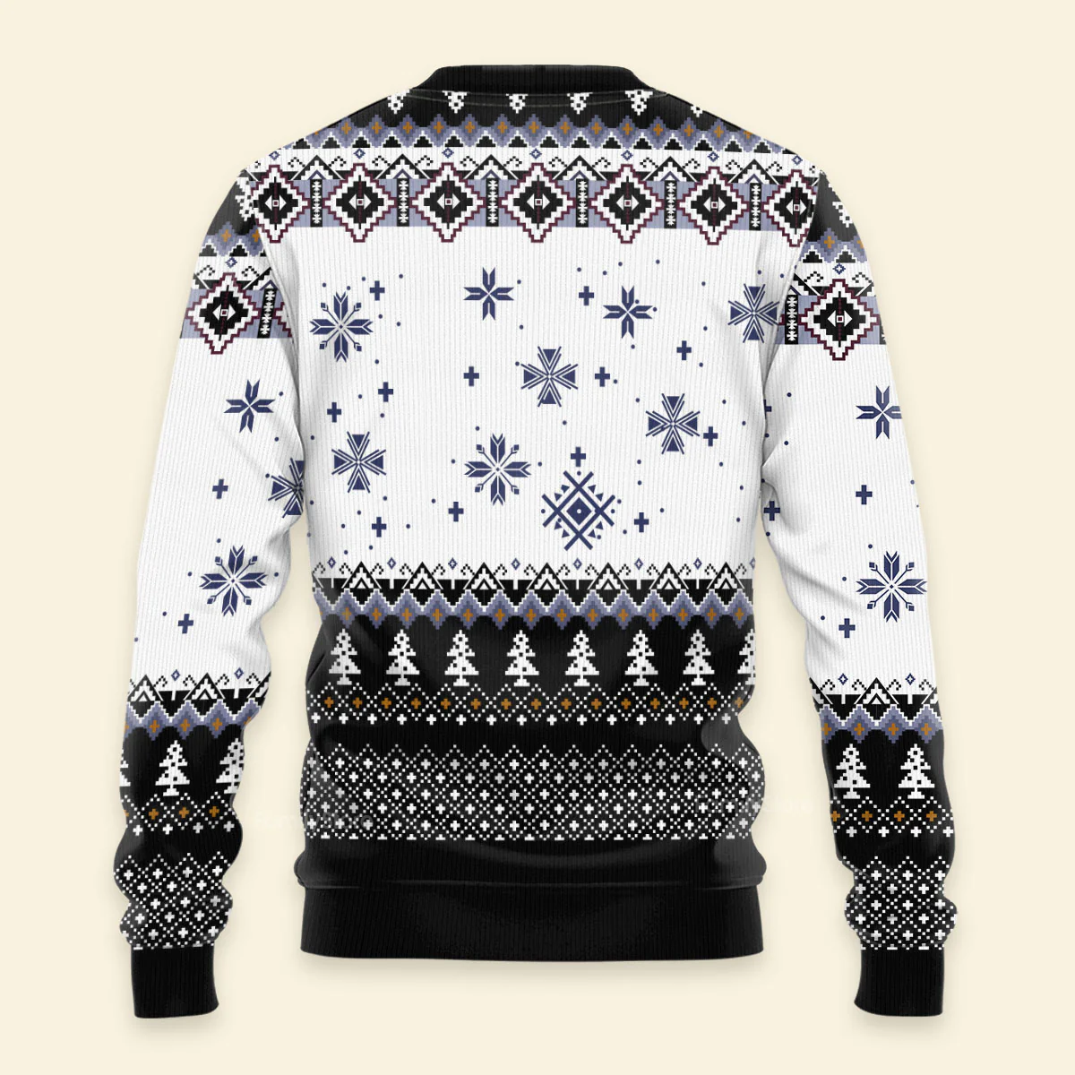 Awesome Wolf - Funny Ugly Christmas Sweater - Image 3