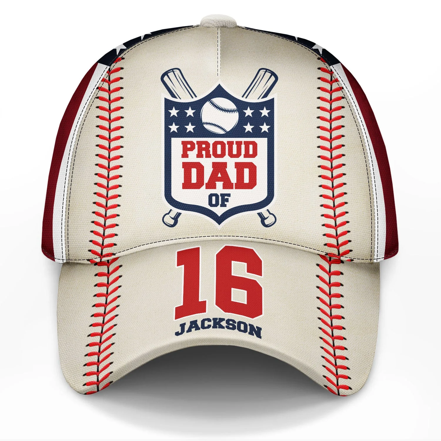 Baseball Proud Dad - Personalized Classic Cap - Gift For Dad, Grandpa, Father's Day, Baseball Lovers | NA94