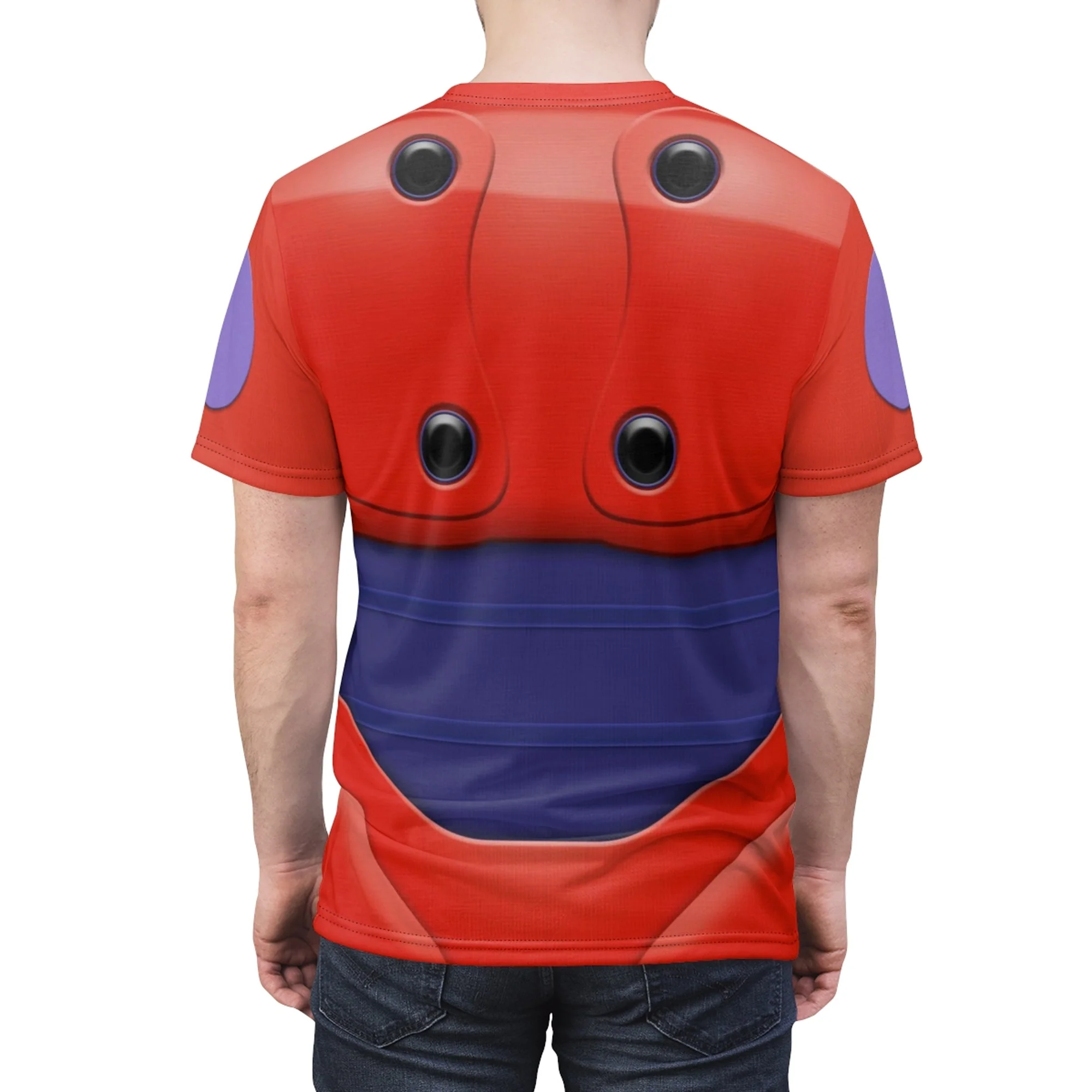 Baymax Red Armor Disney Big Hero 6 Costume T-Shirt - Image 2