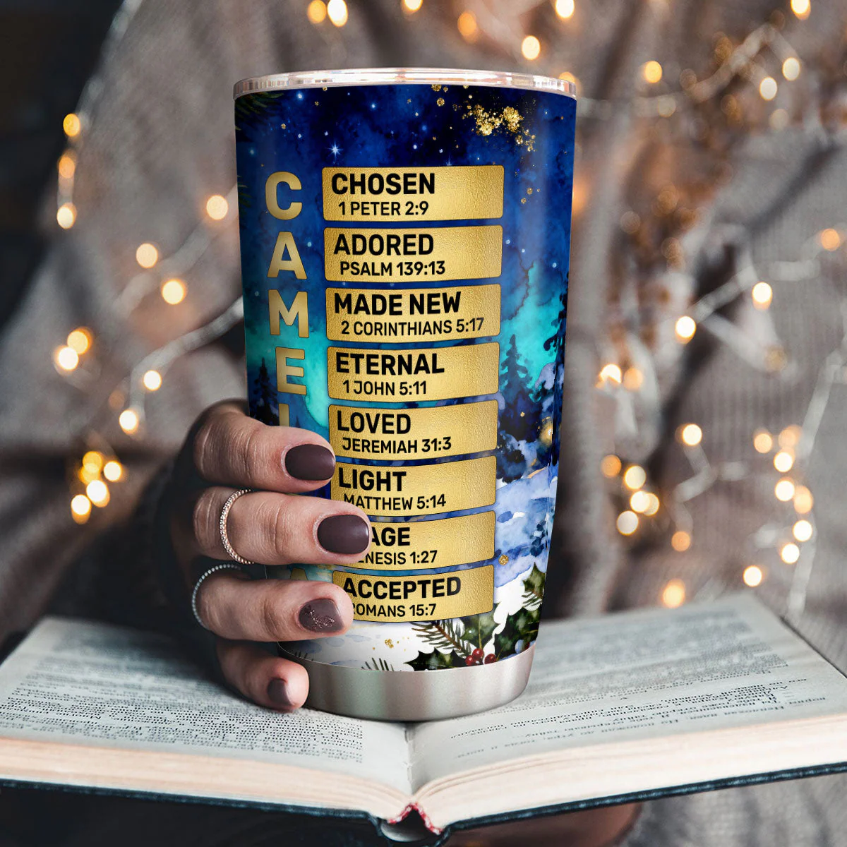 Be Still And Know That I Am God - Personalized Stainless Steel Tumbler HL128 - Image 3