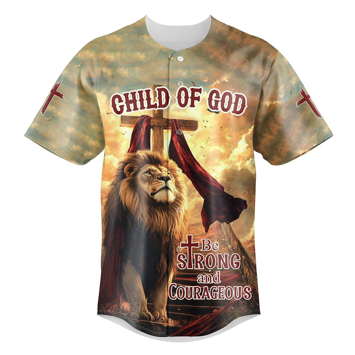 Be Strong and Courageous Baseball Jersey Bundle - Image 3