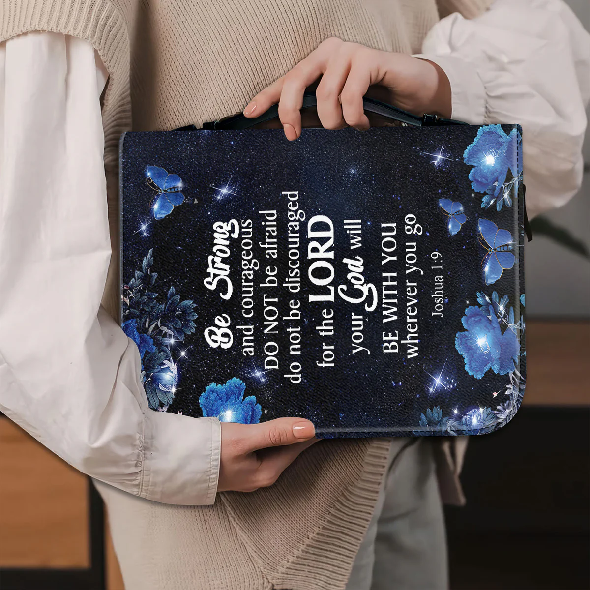 Be Strong And Courageous - Thoughtful Gift For Christians - Personalized Bible Covers - AT4080715 - Image 6