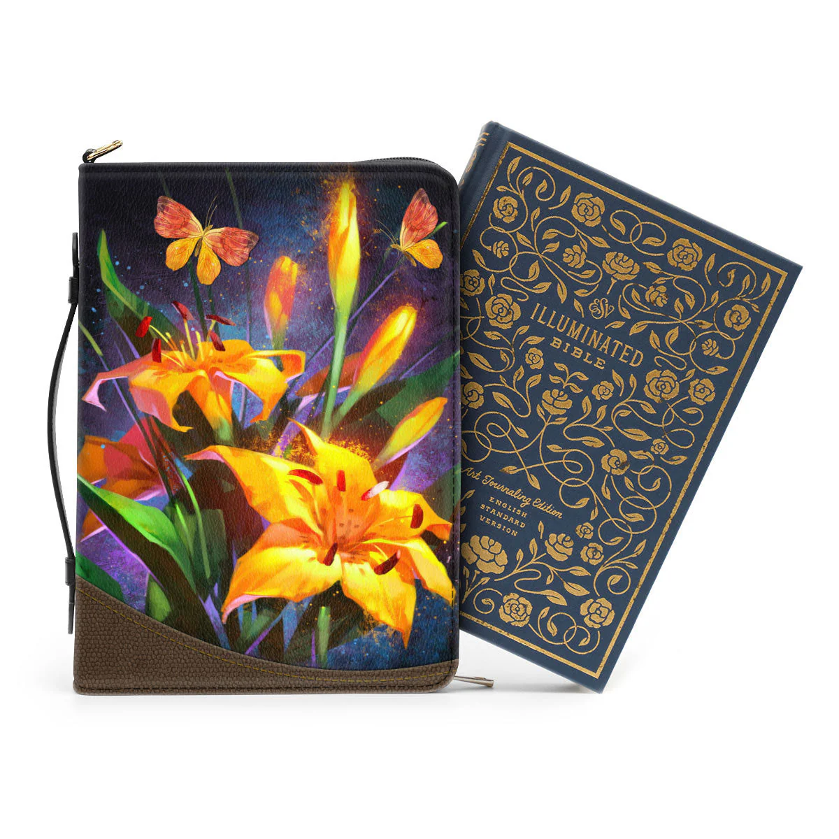 Because He Lives, I Can Face Tomorrow - Thoughtful Gift For Christians - Personalized Bible Covers - AT4080725 - Image 3