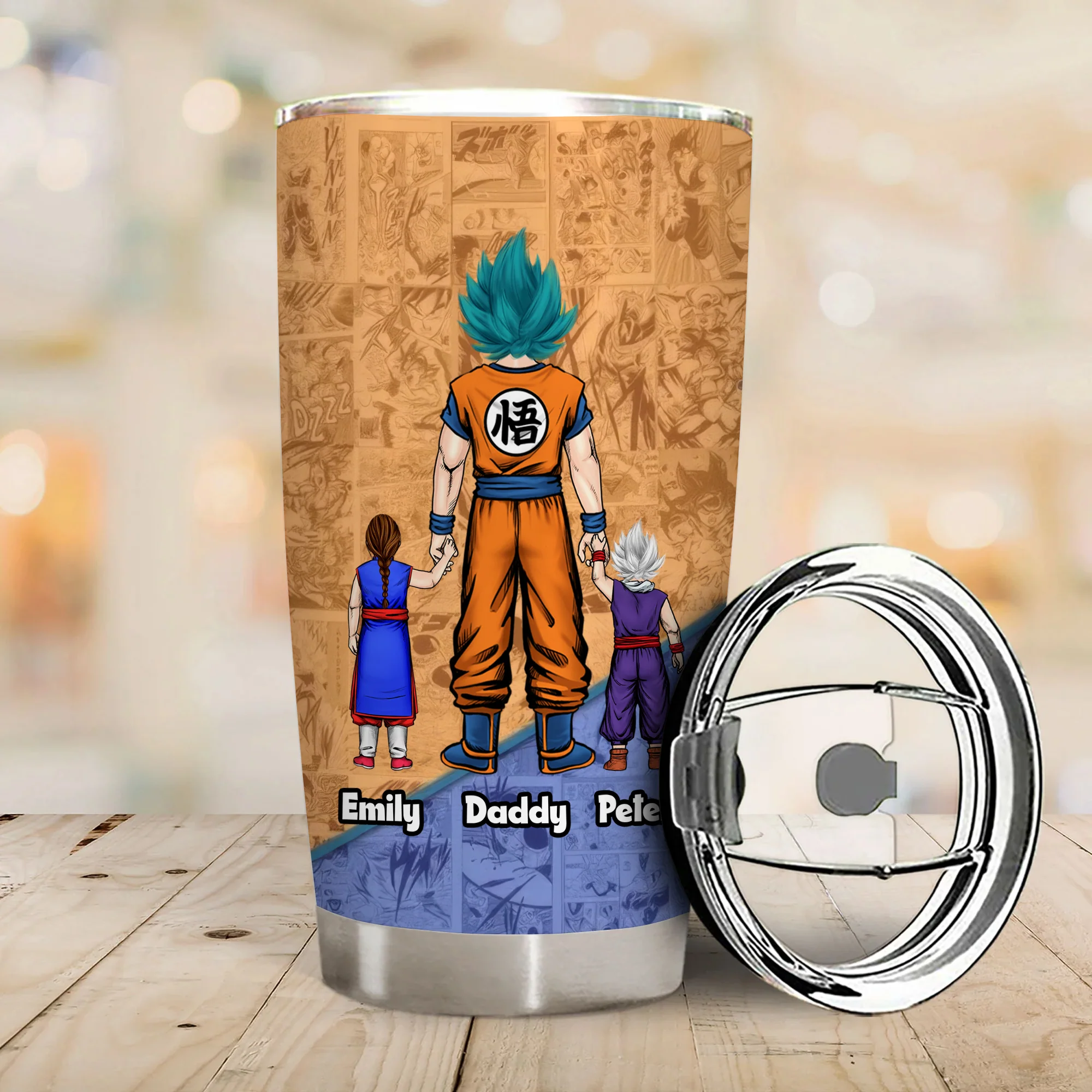 DrBa Because It Take One To Raise One Super Hero - Gift For Dad - Personalized Tumbler - CL03 NA94 - Image 3