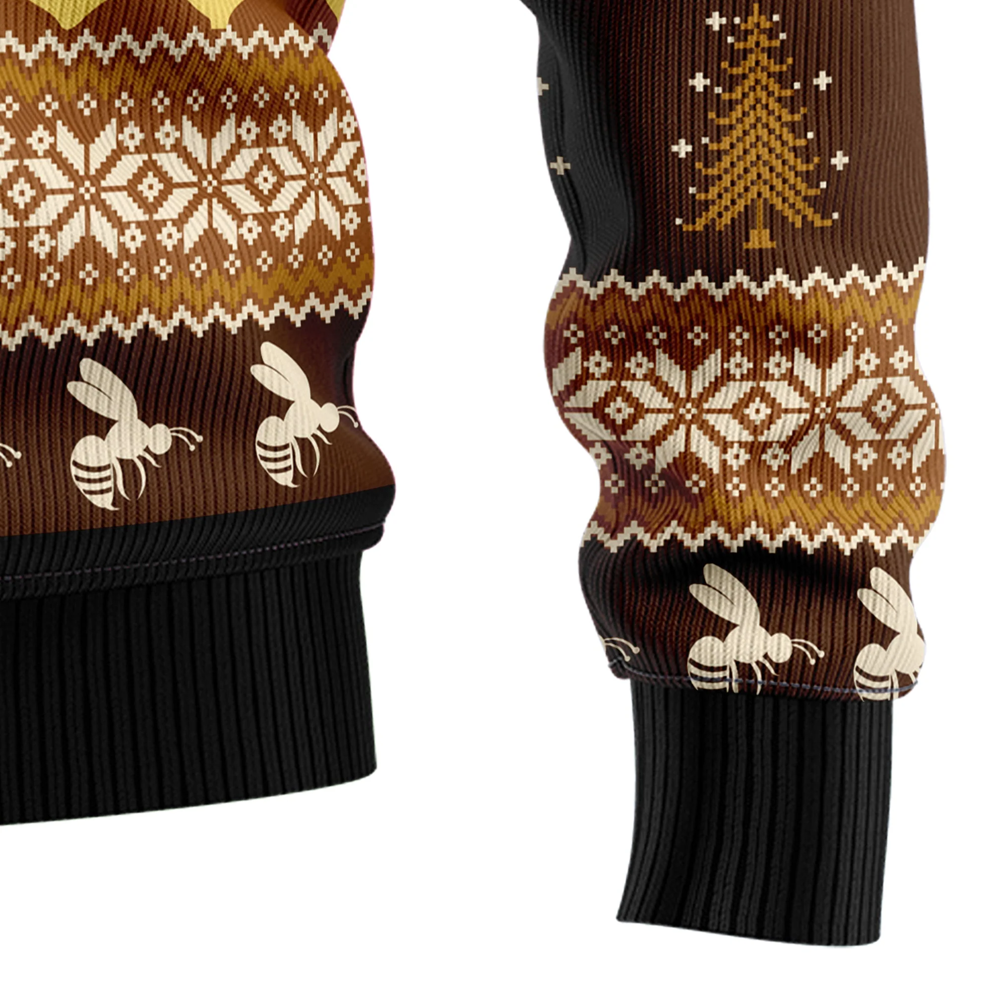 Bee Merry Ugly Christmas Sweater For Men And Women - Image 6