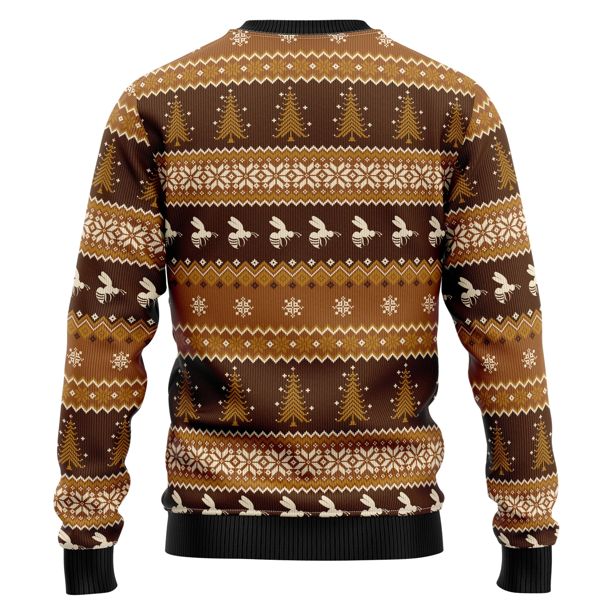 Bee Merry Ugly Christmas Sweater For Men And Women - Image 7