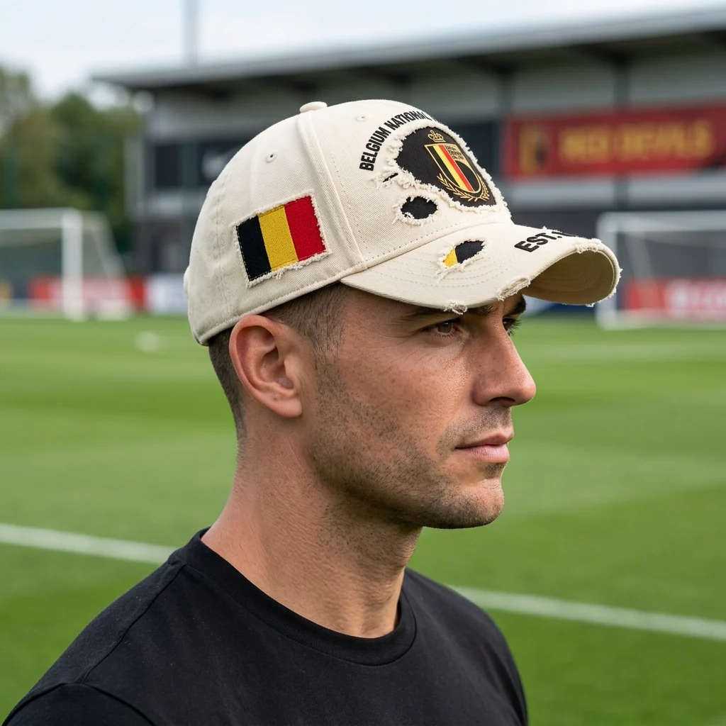 Belgium National Football Team Distressed - Classic Cap - Gifts For Football Lovers, Sports Fans - Image 5