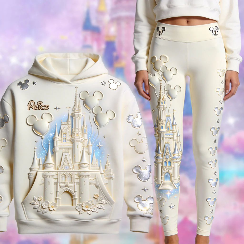 Believe In Magic Mouse - Personalized Hoodie And Leggings - Gift For Movie Fans - MkMo