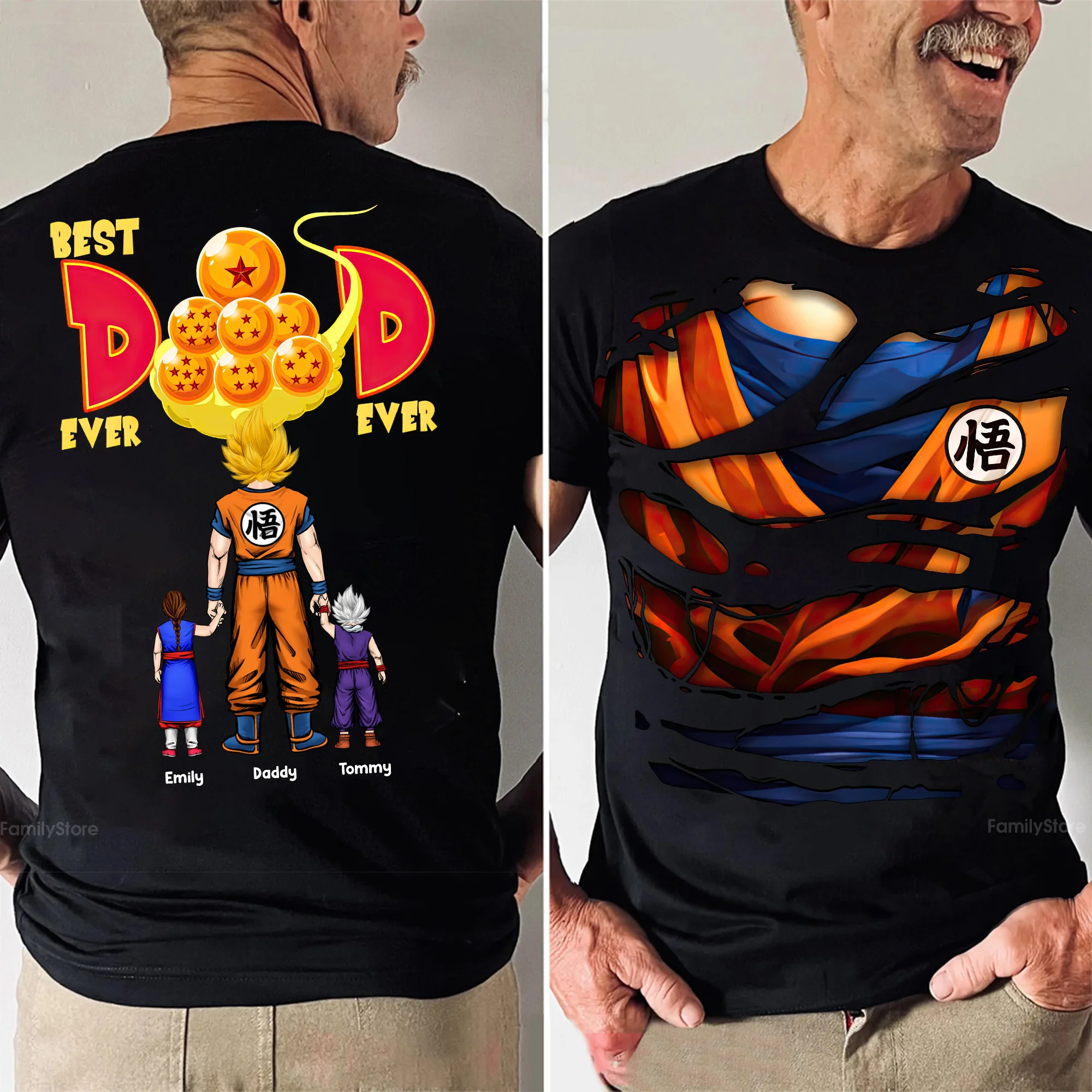 Best Dad Ever DrBa - Personalized Shirt - Gift for Dad | CL03 NH96