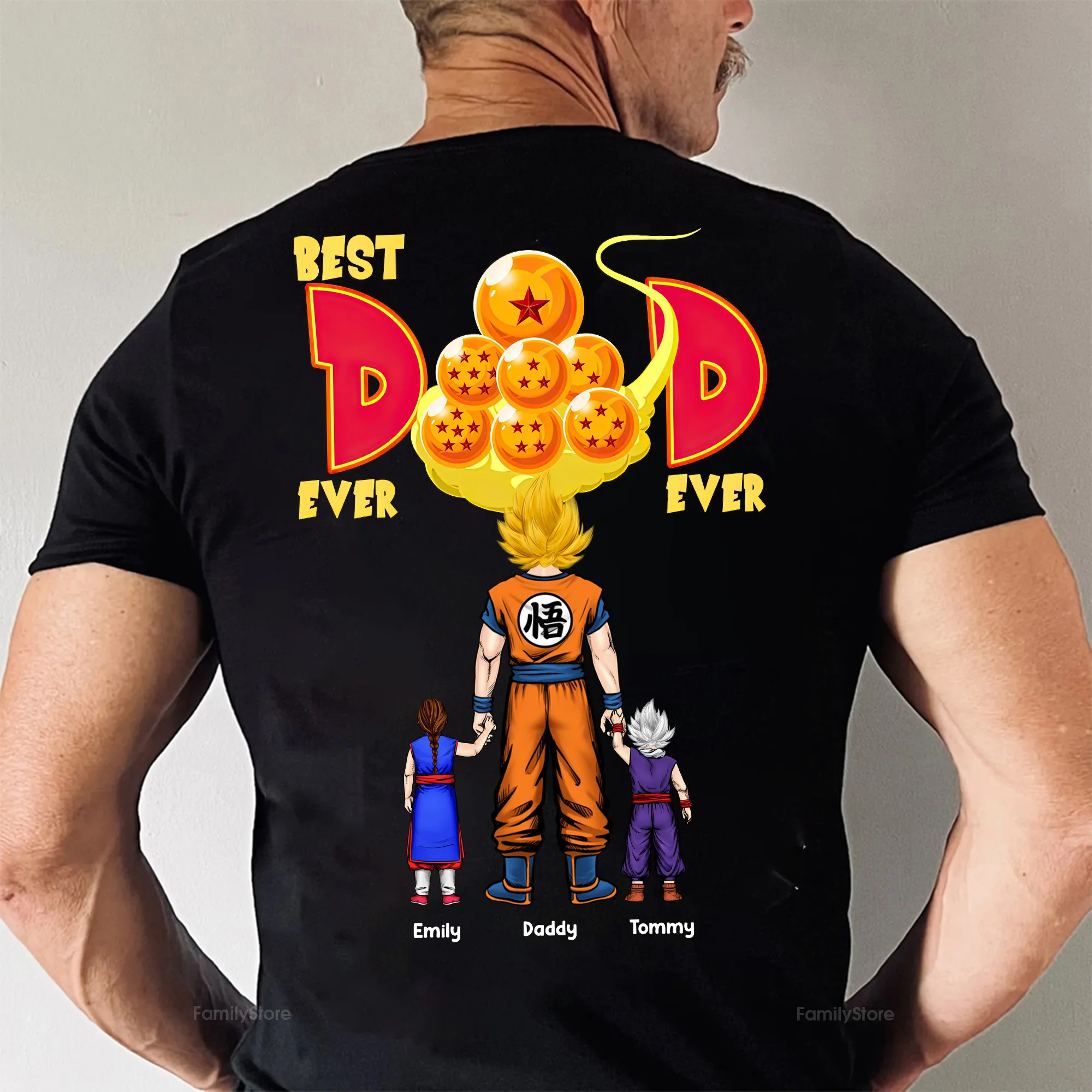 Best Dad Ever DrBa - Personalized Shirt - Gift for Dad | CL03 NH96 - Image 5