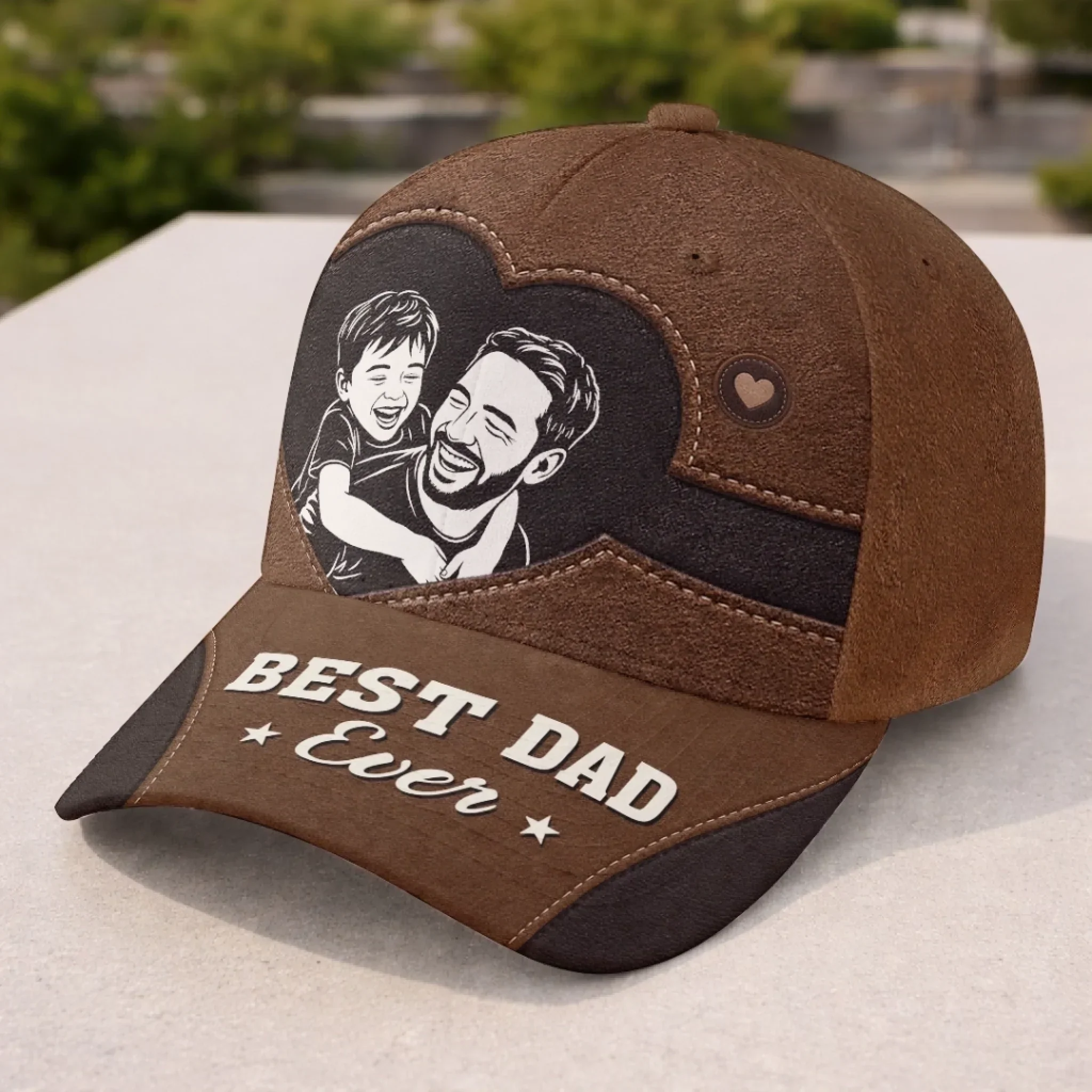 Best Dad Ever - Personalized Classic Cap - Gift For Dad - Image 2