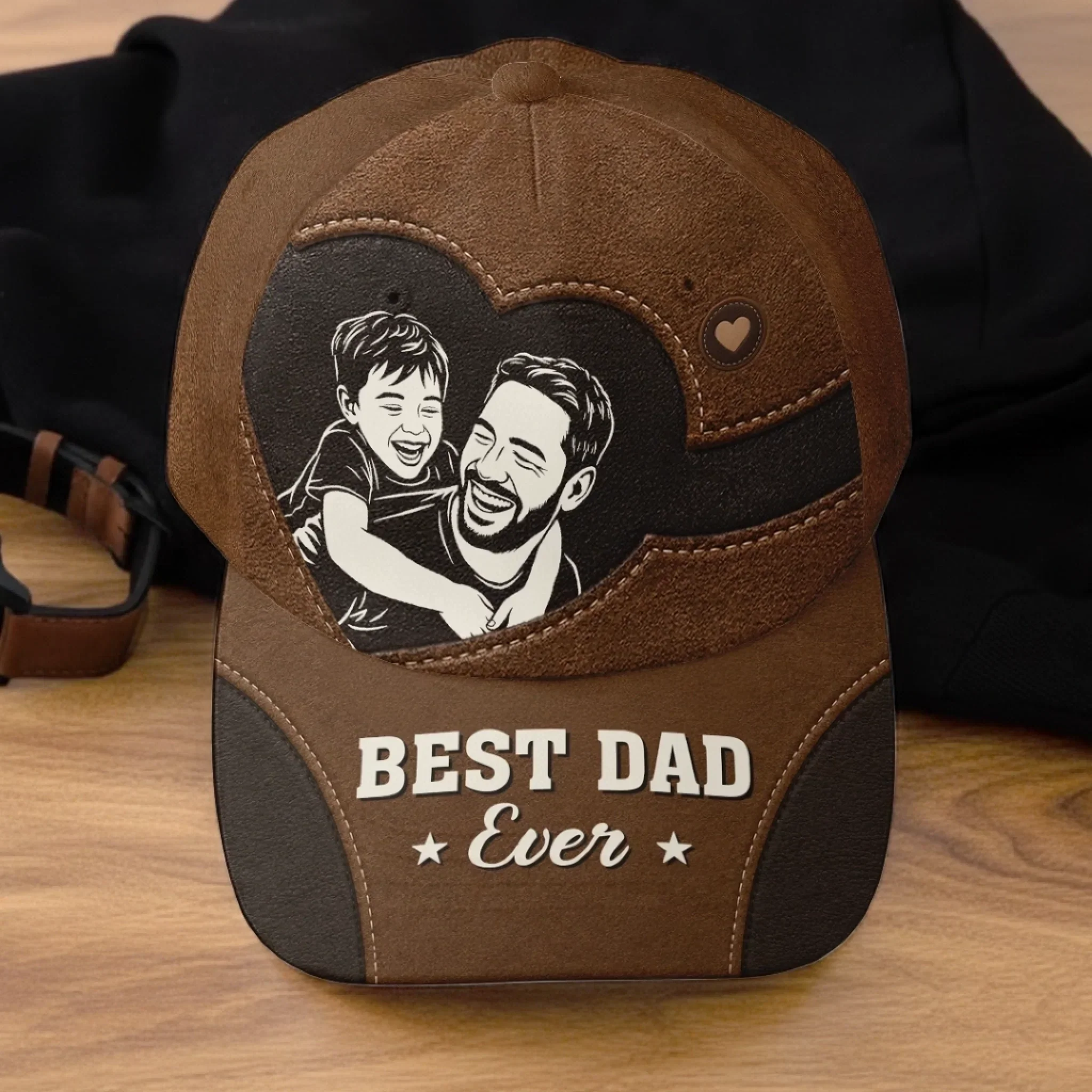 Best Dad Ever - Personalized Classic Cap - Gift For Dad - Image 3
