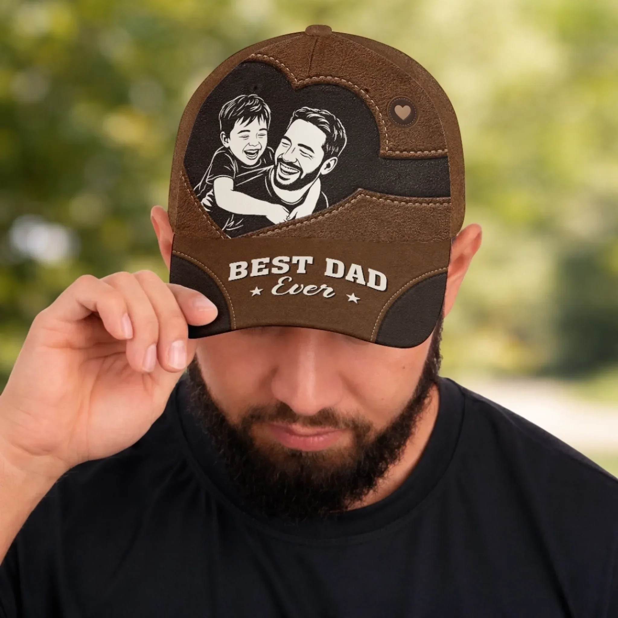 Best Dad Ever - Personalized Classic Cap - Gift For Dad - Image 4