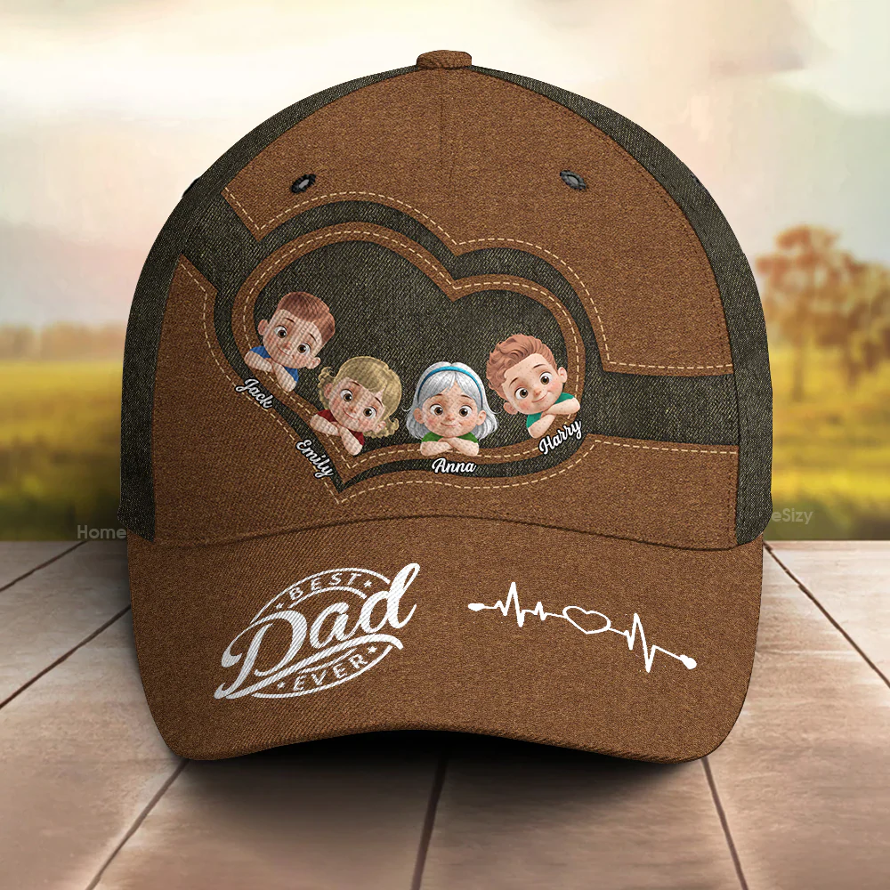 Best Dad Ever - Personalized Hat - Gift For Dad