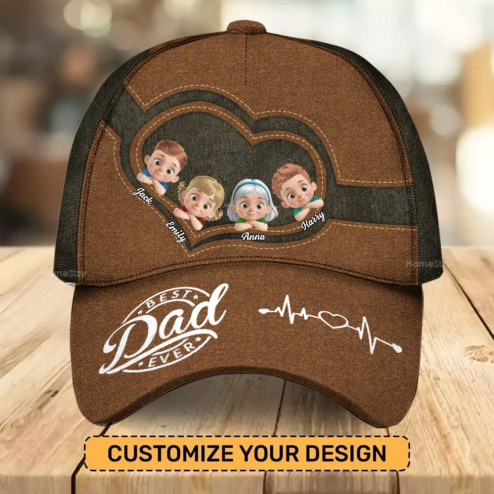Best Dad Ever - Personalized Hat - Gift For Dad - Image 2