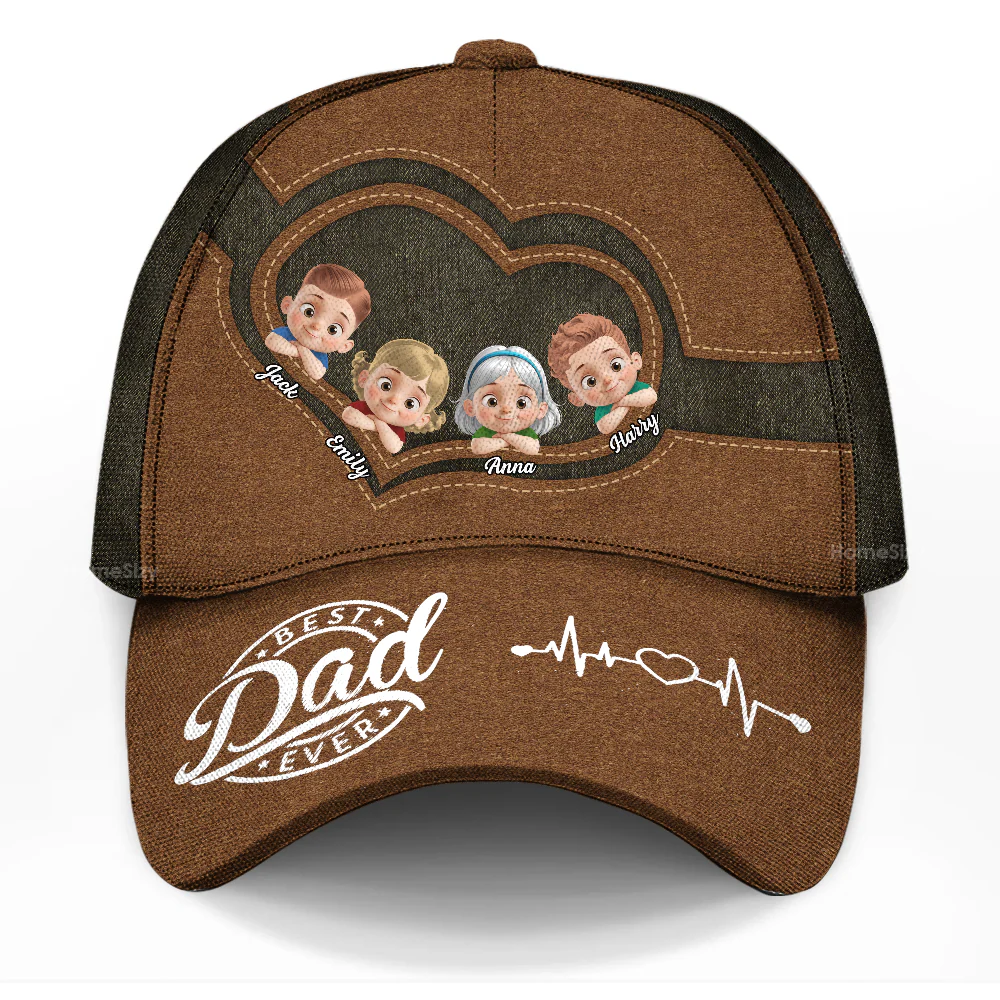 Best Dad Ever - Personalized Hat - Gift For Dad - Image 3