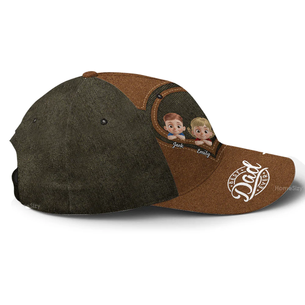 Best Dad Ever - Personalized Hat - Gift For Dad - Image 6