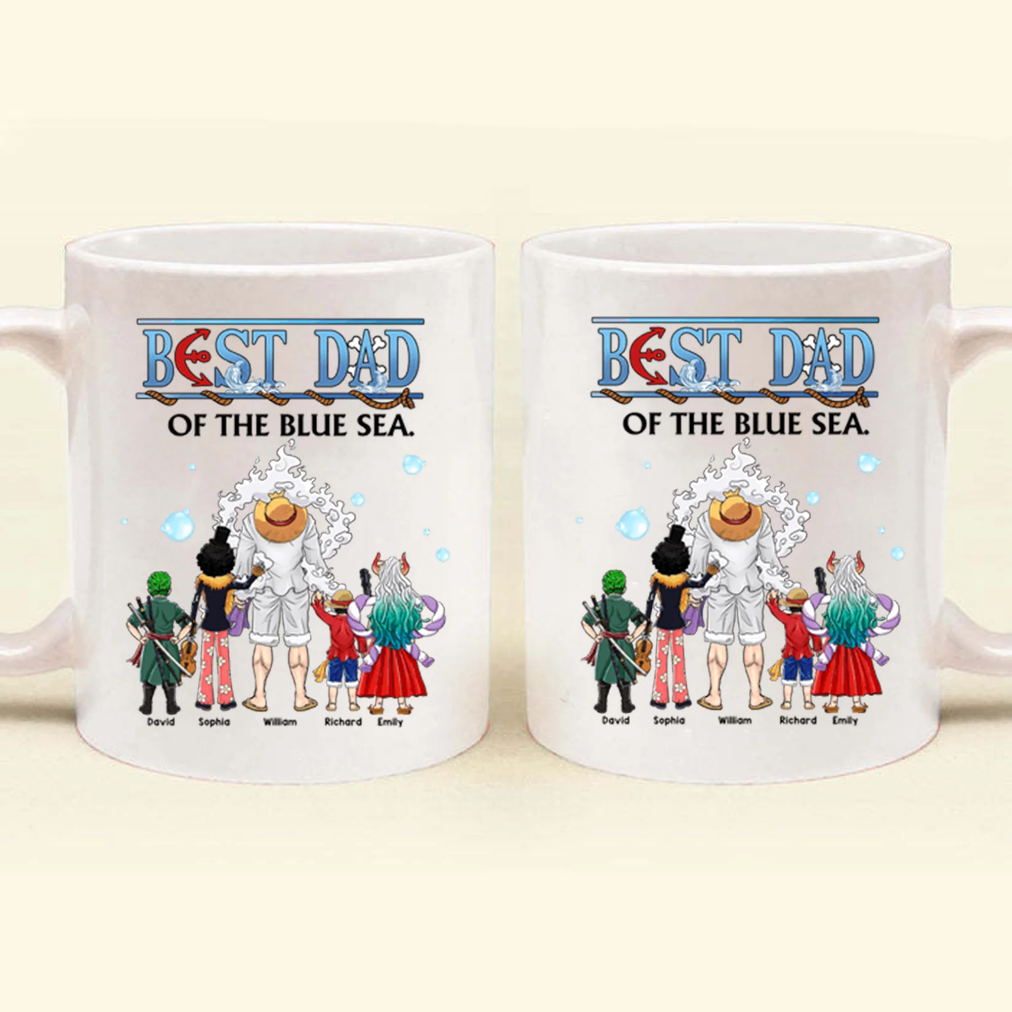 OnPi Pirate Adventure Best Dad Of The Blue Sea - Gift For Dad - Personalized Ceramic Mug - CL11 NA94 - Image 4