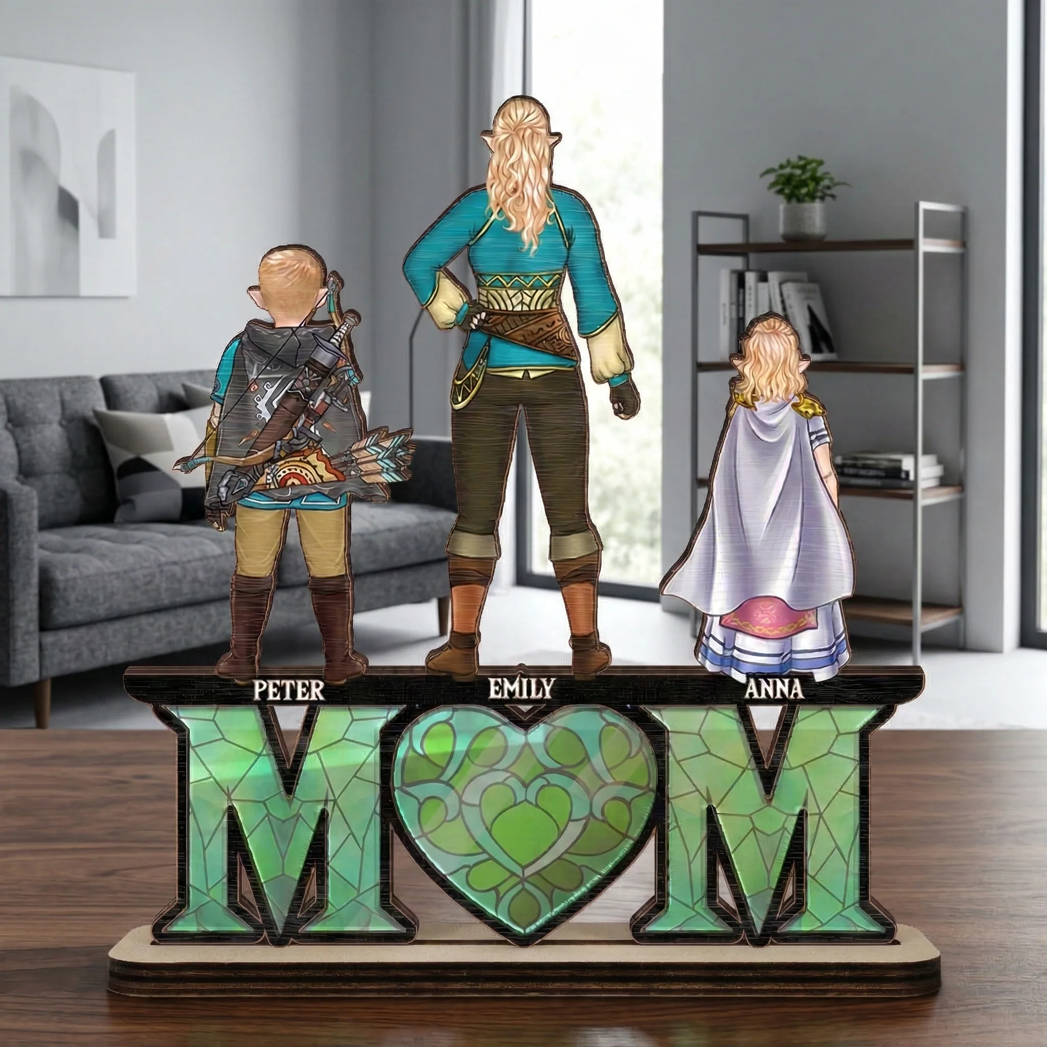 Best LoZd Mom Ever - Personalized Wooden Plaque - Gift For Mom - Image 2