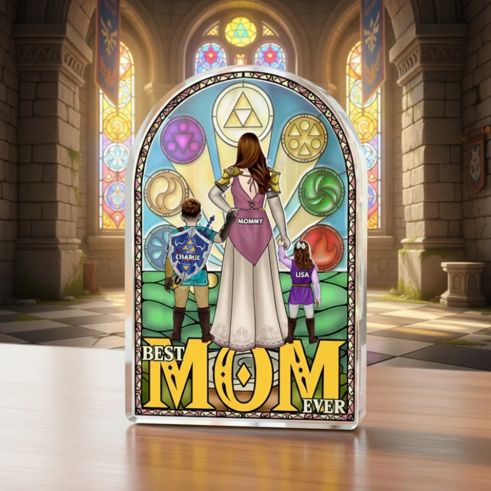 Best Mom Ever Fantasy - Personalized Shape Acrylic Plaque - Gift For Mom