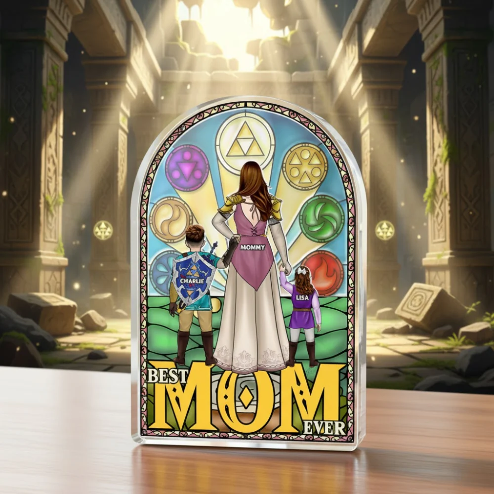 Best Mom Ever Fantasy - Personalized Shape Acrylic Plaque - Gift For Mom - Image 2