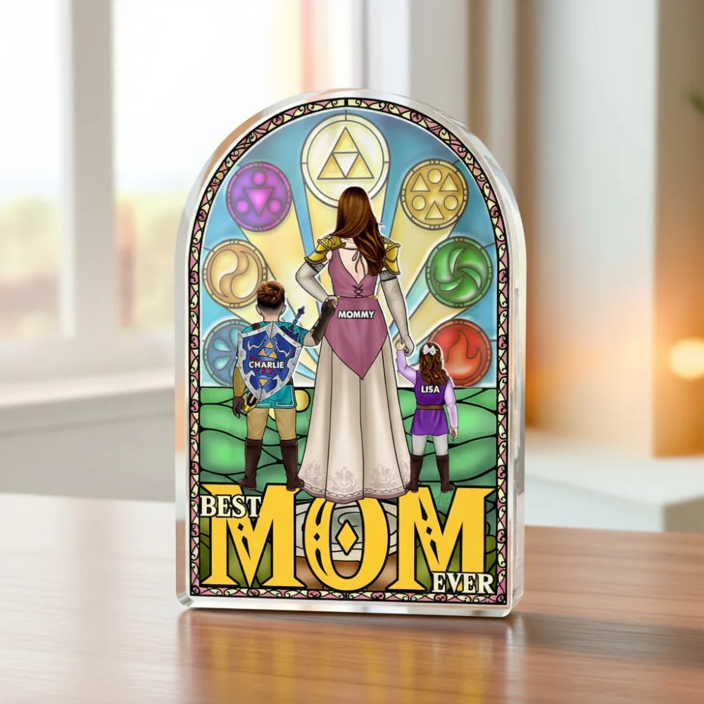 Best Mom Ever Fantasy - Personalized Shape Acrylic Plaque - Gift For Mom - Image 3