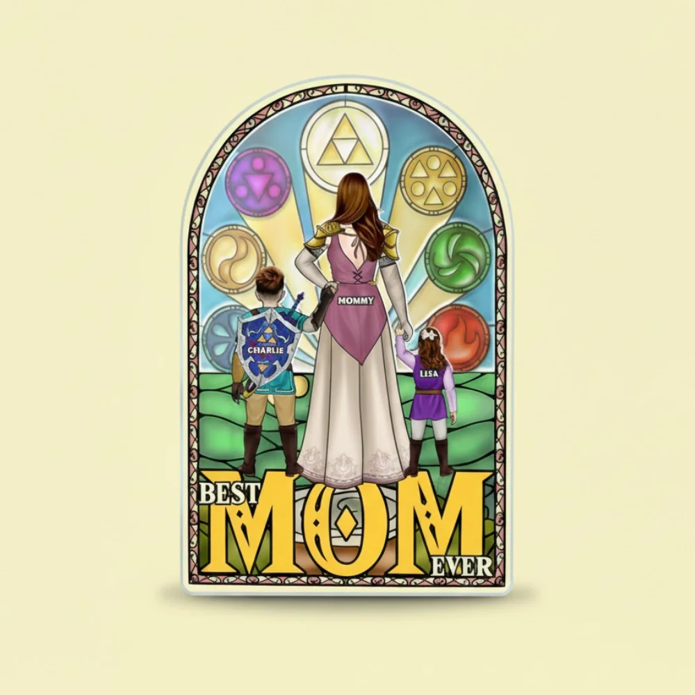 Best Mom Ever Fantasy - Personalized Shape Acrylic Plaque - Gift For Mom - Image 4