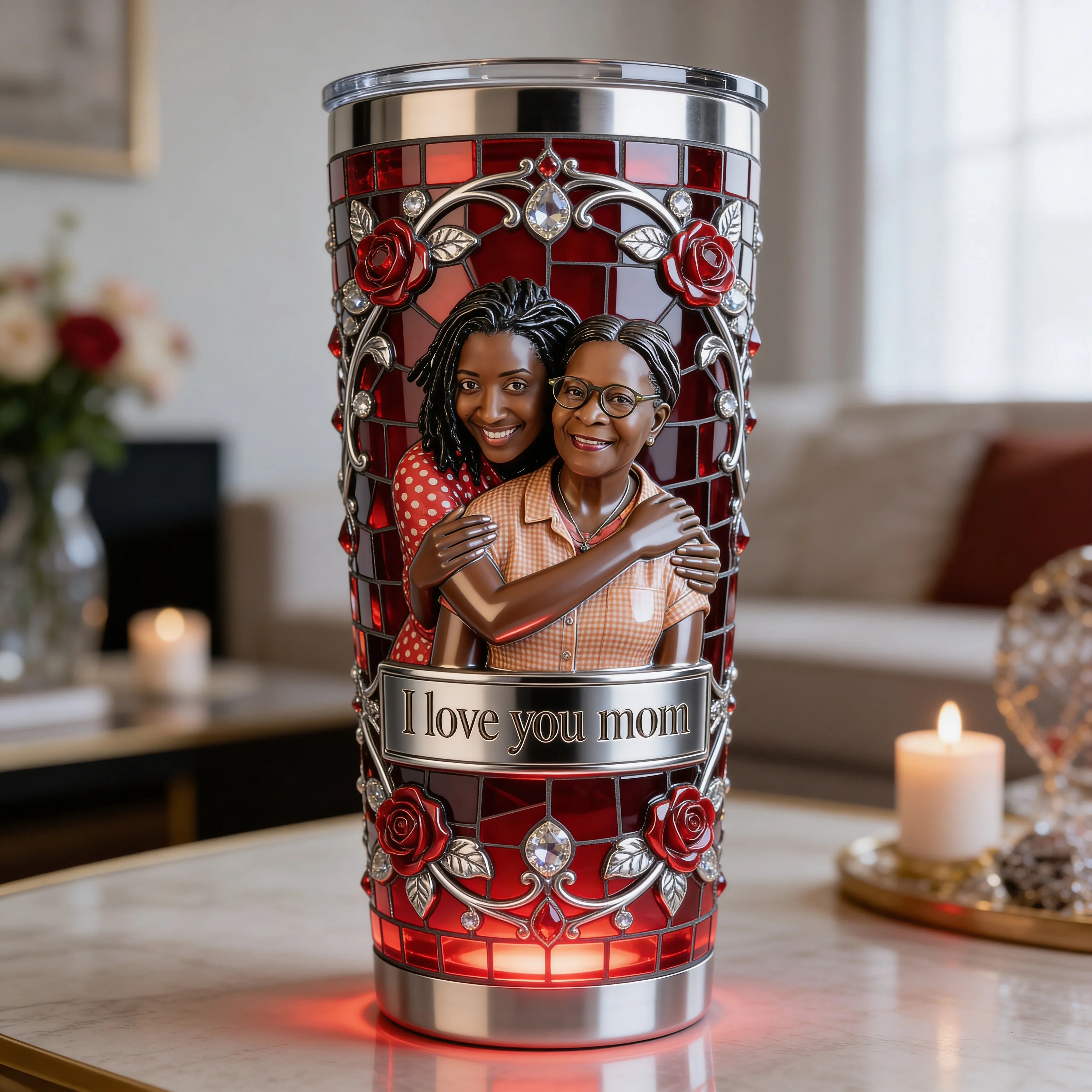Best Mom Ever Floral - Personalized Tumbler - Gift For Mom, Grandma - Image 6