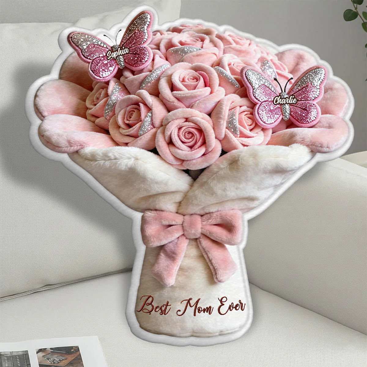 Best Mom Ever - Personalized Custom Shape Pillow - Gift For Mom, Grandma, Mother's Day | HH01 - Image 7