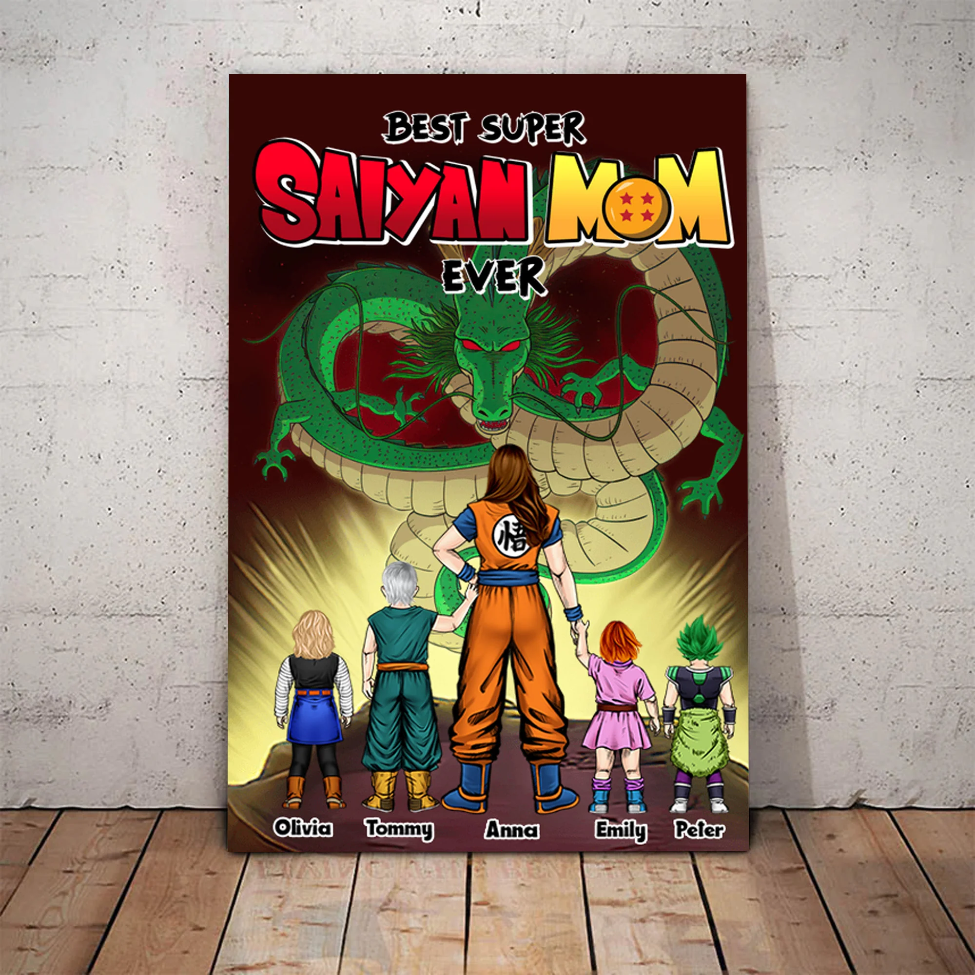 DrBa Best Mom Ever We Love You - Gift For Mom - Personalized Canvas Poster - CL03 NA94 - Image 4